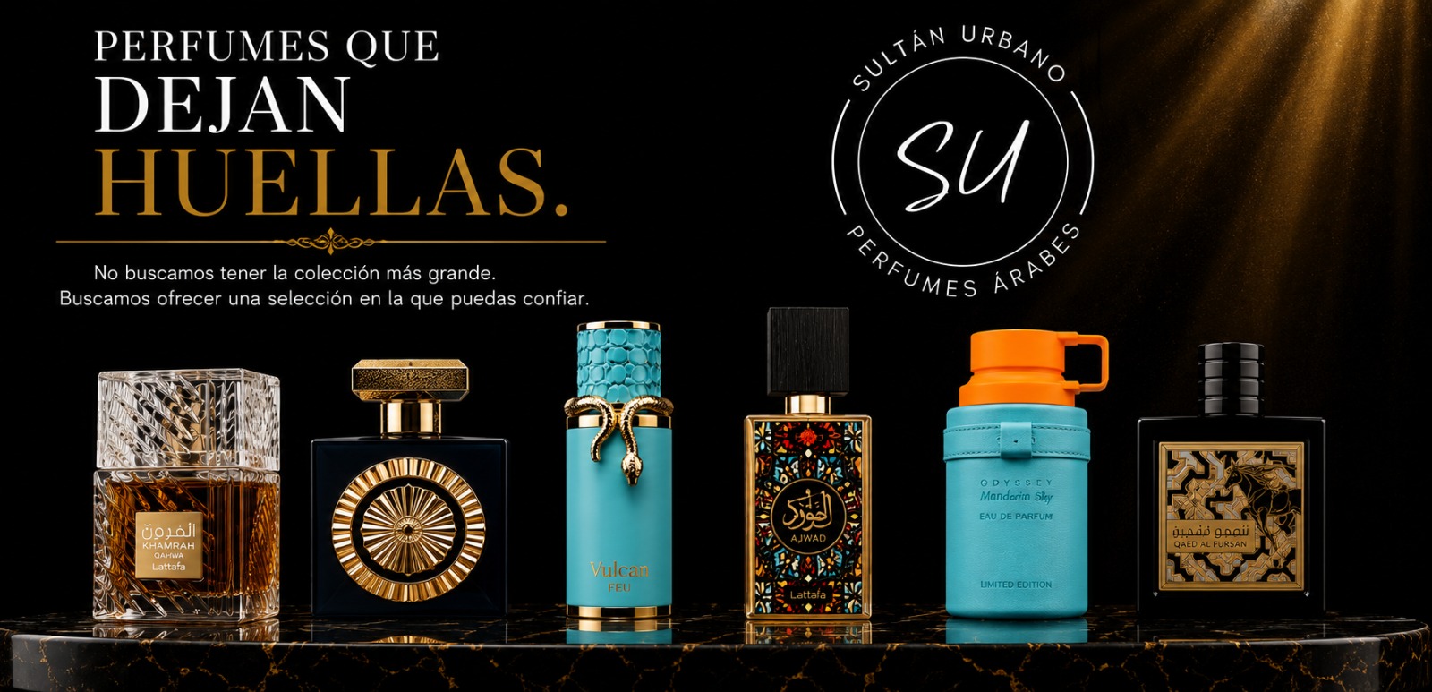 Perfumes que dejan huella. No buscamos tener la colección más grande, buscamos ofrecer una selección en la que puedas confiar.